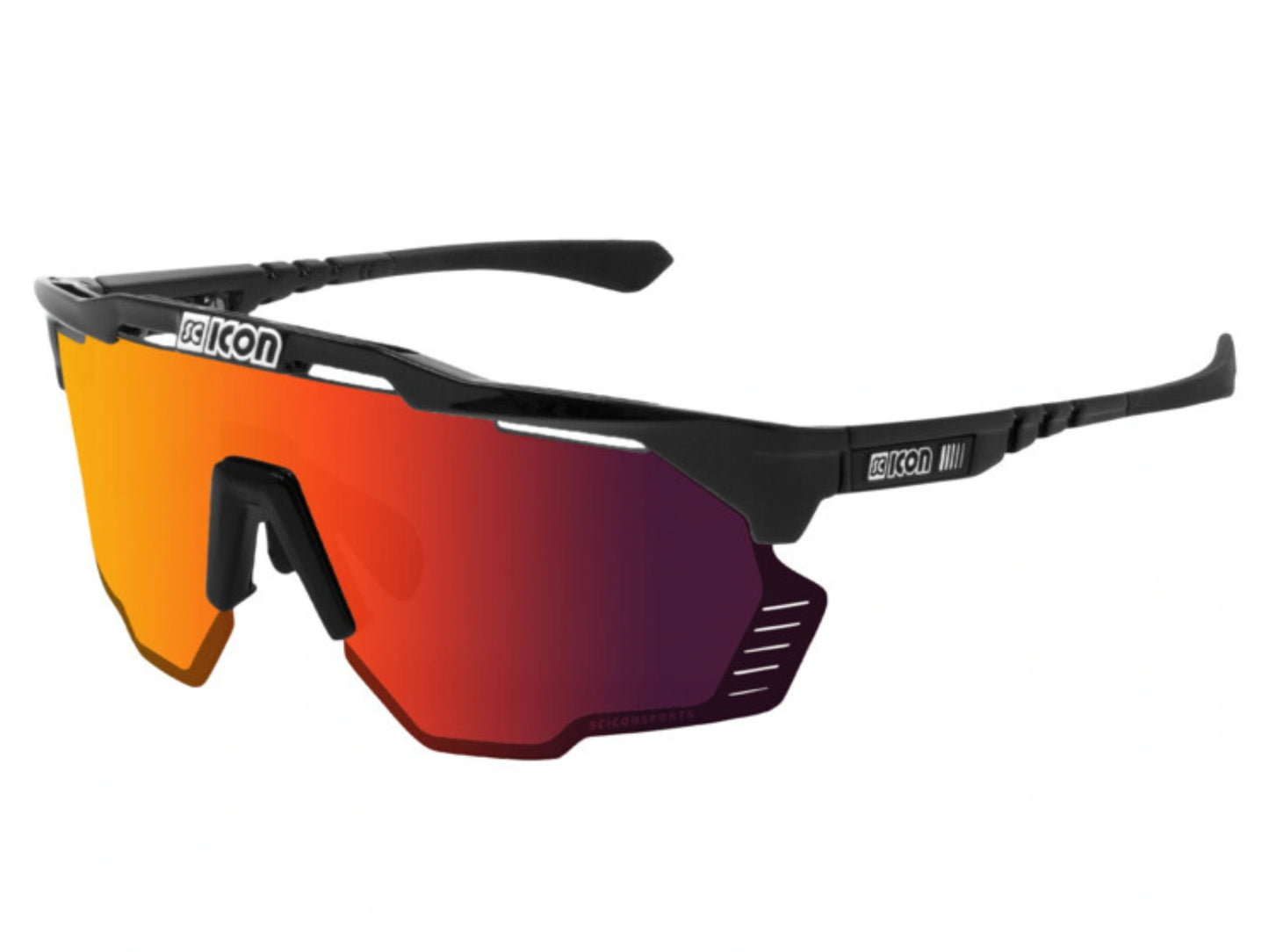 SCICON Aeroshade Kunken Fietsbril SCNPP Multimirror Red White Gloss