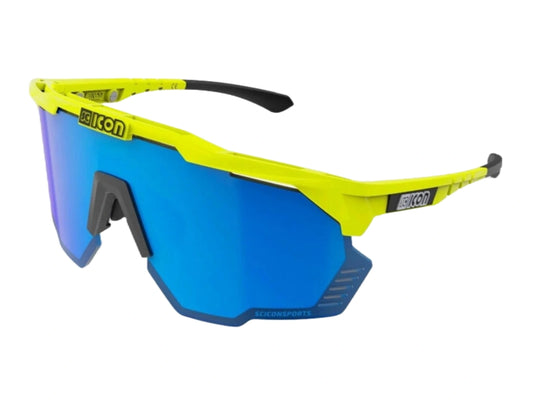 SCICON Aeroshade Kunken Fietsbril SCNPP Multimirror Blue Yellow Fluo