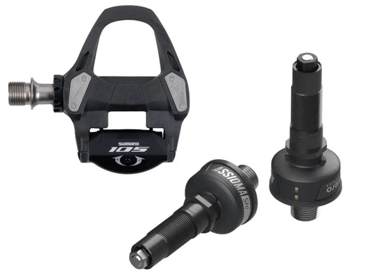 Favero Assioma Duo Shimano Powermeter Shimano 105 Pedalen