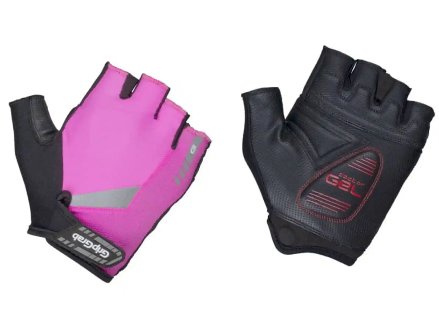 GripGrab ProGel Hi-Vis Padded Korte Vinger Handschoen (OUTLET)