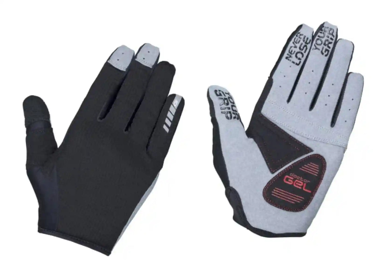 GripGrab Shark Padded Lange Vinger Handschoenen (OUTLET)