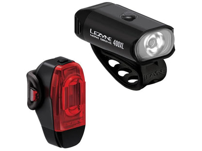 Lezyne Mini Drive 400XL / KTV Drive+ Fietsverlichtingsset